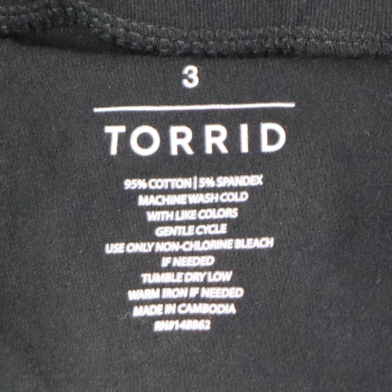 Torrid Womens Soft Stretch Capris - Black - Size 3 XL - Torrid - Simple Cell Shop, Free shipping from Maryland!