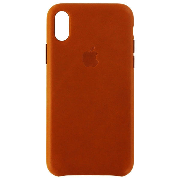 Apple Natural Leather Series Protective Case Cover for Apple iPhone X/ XS- Brown - Apple - Simple Cell Shop, Free shipping from Maryland!