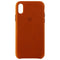 Apple Natural Leather Series Protective Case Cover for Apple iPhone X/ XS- Brown - Apple - Simple Cell Shop, Free shipping from Maryland!
