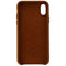 Apple Natural Leather Series Protective Case Cover for Apple iPhone X/ XS- Brown - Apple - Simple Cell Shop, Free shipping from Maryland!