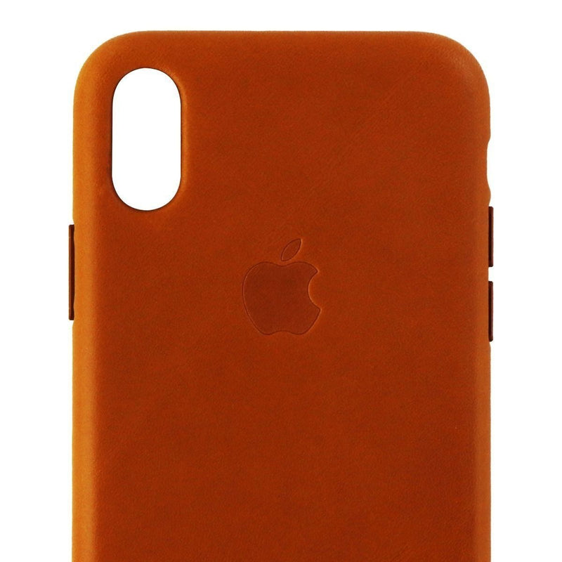 Apple Natural Leather Series Protective Case Cover for Apple iPhone X/ XS- Brown - Apple - Simple Cell Shop, Free shipping from Maryland!