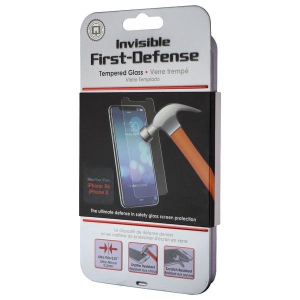Qmadix Invisible First-Defense 9H Tempered Glass for iPhone Xs/X - Clear - Qmadix - Simple Cell Shop, Free shipping from Maryland!