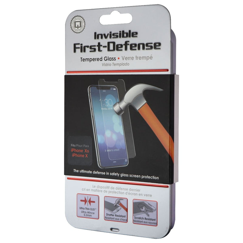 Qmadix Invisible First-Defense 9H Tempered Glass for iPhone Xs/X - Clear - Qmadix - Simple Cell Shop, Free shipping from Maryland!