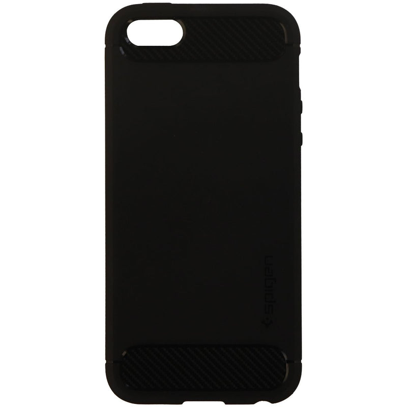 Spigen Rugged Armor Protective Gel Case for iPhone SE 5s 5 - Black - Spigen - Simple Cell Shop, Free shipping from Maryland!