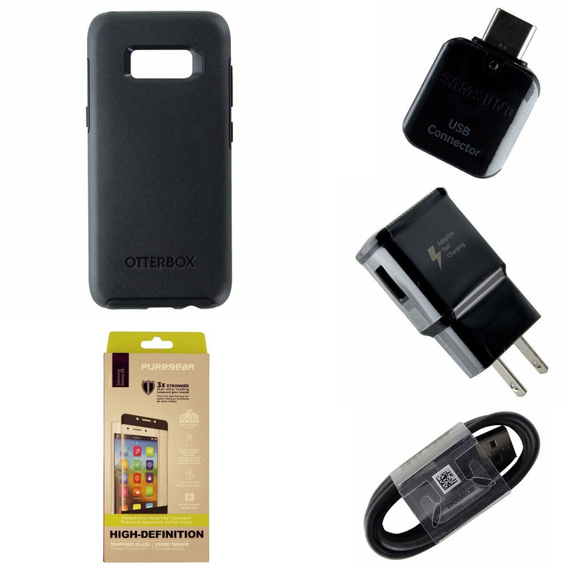 Accessory Kit for Samsung Galaxy S8 - Case/Screen Protector/Cord/Plug/Adapter - OtterBox - Simple Cell Shop, Free shipping from Maryland!