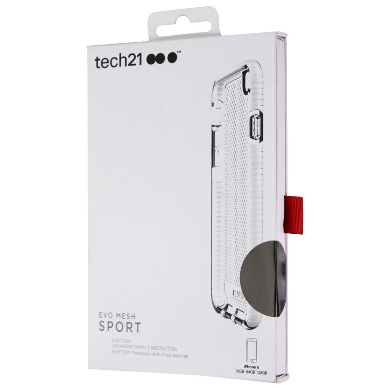 Tech21 Evo Mesh Sport Series Case for Apple iPhone 6s/6 - Clear/White - Tech21 - Simple Cell Shop, Free shipping from Maryland!