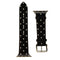 Kate Spade Leather Band for 38mm & 40mm Apple Watch - Black White Polka Dot