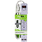 Hottips Home Surge Protection 6 AC Outlets & 2 USB Ports Power Strip - White - Hottips - Simple Cell Shop, Free shipping from Maryland!
