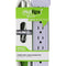 Hottips Home Surge Protection 6 AC Outlets & 2 USB Ports Power Strip - White - Hottips - Simple Cell Shop, Free shipping from Maryland!