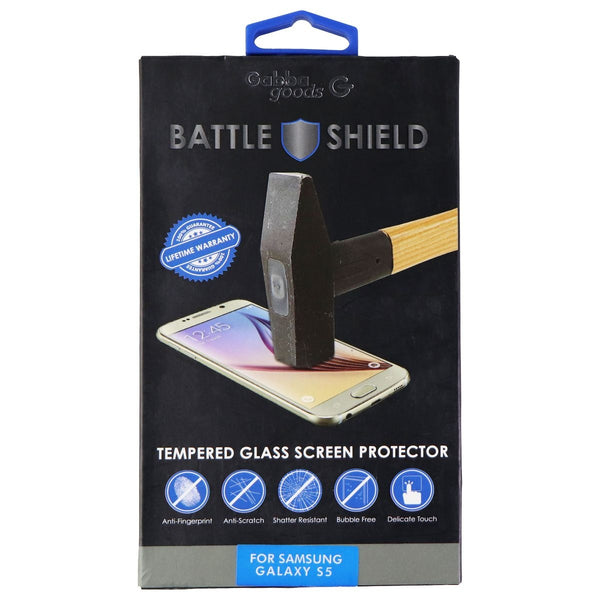 Gabba Goods Battle Shield Tempered Glass for Samsung Galaxy S5 - Clear - Gabba Goods - Simple Cell Shop, Free shipping from Maryland!