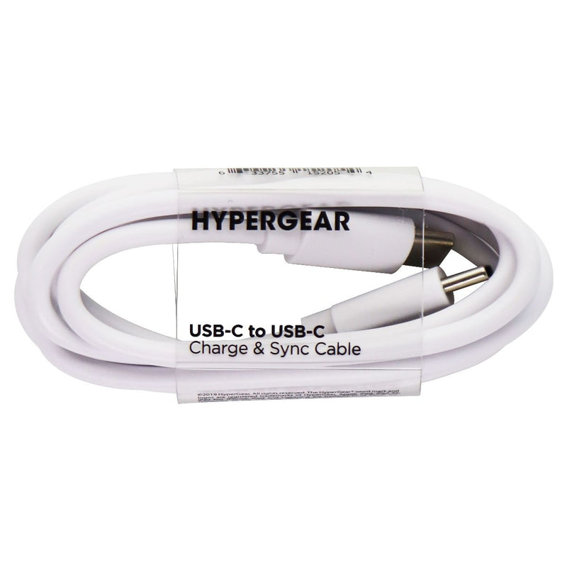 HyperGear (3.5-Ft) USB-C to USB-C Charge & Sync Cable - White - HyperGear - Simple Cell Shop, Free shipping from Maryland!