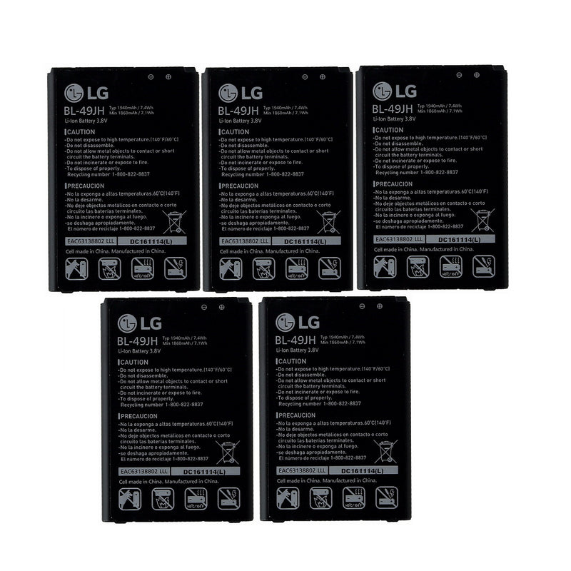 KIT 5x LG BL-49JH 1940mAh Replacement Battery for LG LS450 K3 K4 Optimus Zone 3 - LG - Simple Cell Shop, Free shipping from Maryland!
