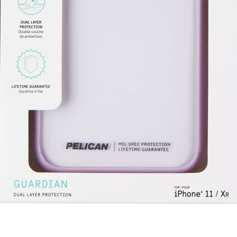 Pelican Guardian Series Hybrid Case for Apple iPhone 11 / XR - Clear/Purple - Pelican - Simple Cell Shop, Free shipping from Maryland!