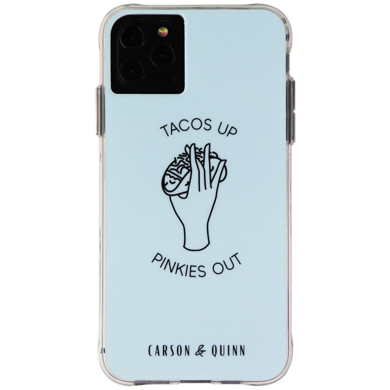 Carson & Quinn Case for iPhone 11 Pro Max/Xs Max - Tacos Up Pinkies Out/Blue - Carson & Quinn - Simple Cell Shop, Free shipping from Maryland!