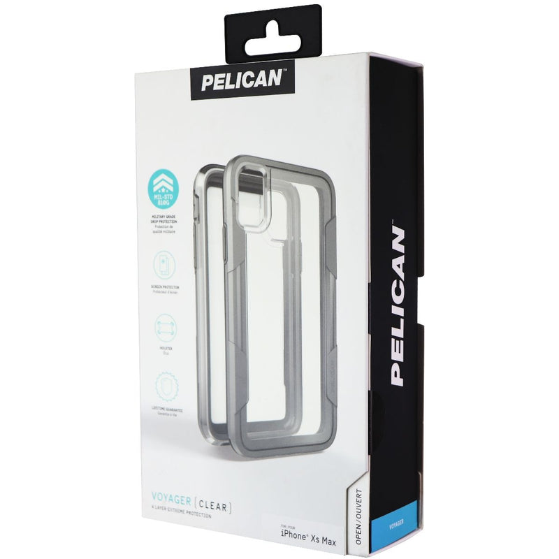 Pelican Voyager Series Case and Holster for Apple iPhone Xs Max - Clear / Gray - Pelican - Simple Cell Shop, Free shipping from Maryland!