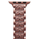 Premium Replacement Apple Watch Metal Band (38mm) - Rose Gold w/ Crystals - Unbranded - Simple Cell Shop, Free shipping from Maryland!