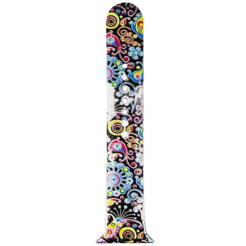 44mm Silicone Band for Apple Watch All Series 44 & 42mm Cases - Multi Paisley - Unbranded - Simple Cell Shop, Free shipping from Maryland!