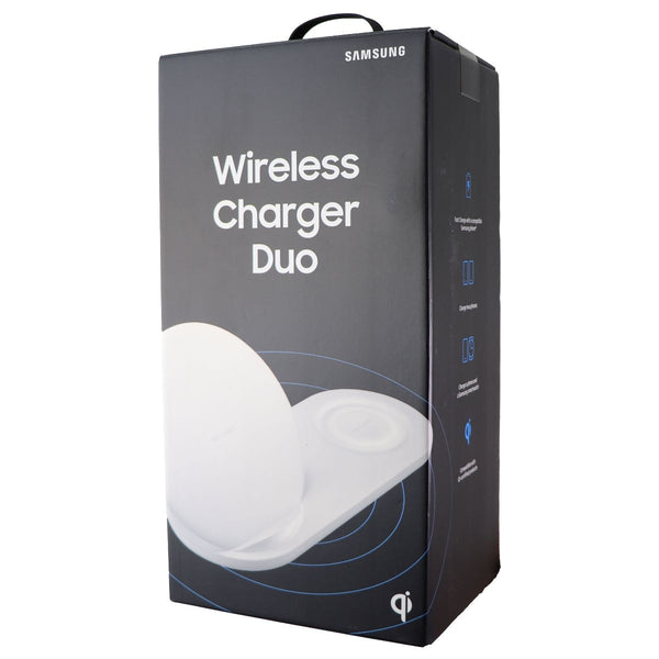 Samsung Wireless Charger Duo Qi Charging Pad & Stand - White (EP-N6100TWEGUS) - Samsung - Simple Cell Shop, Free shipping from Maryland!