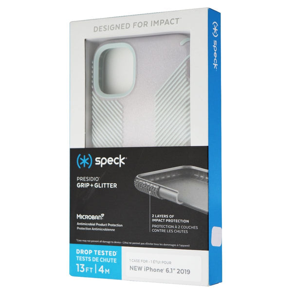 Speck Presidio Grip + Glitter for Apple iPhone 11 - Whitestone Grey Glitter/Blue - Speck - Simple Cell Shop, Free shipping from Maryland!