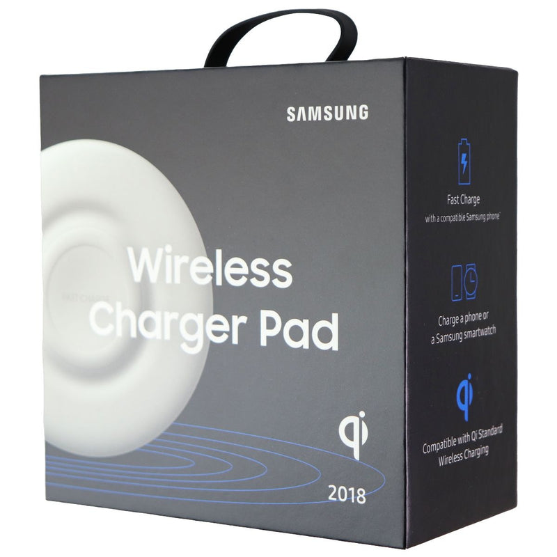 Samsung Wireless Charger (EP-P3100TWEGUS 2018) with Fast Charge for Qi - White - Samsung - Simple Cell Shop, Free shipping from Maryland!