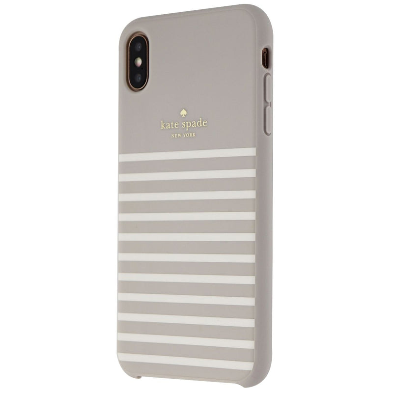 Kate Spade Soft Touch Case for iPhone XS Max - Feeder Stripe Clocktower/Cream - Kate Spade - Simple Cell Shop, Free shipping from Maryland!