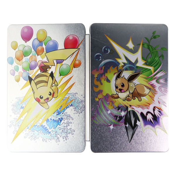 NO GAME INCLUDED - Pokemon Lets Go Pikachu / Eeevee Collectible Steelbook Case - Nintendo - Simple Cell Shop, Free shipping from Maryland!