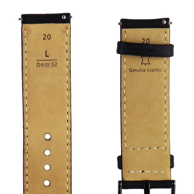 Samsung 20mm Leather Band for Gear S2 Classic - Black Leather/Large - Samsung - Simple Cell Shop, Free shipping from Maryland!