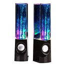 Samsonico Dancing Water Speakers - 1 Pair - Clear / Black - SM-32946 - Samsonico - Simple Cell Shop, Free shipping from Maryland!