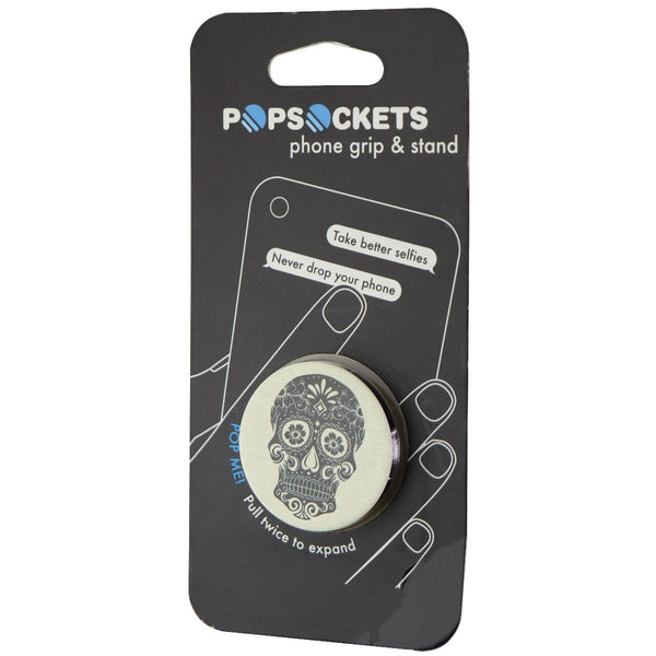 PopSockets Collapsible Grip & Stand for Phones & Tablets - Sugar Skull on Linen - PopSockets - Simple Cell Shop, Free shipping from Maryland!