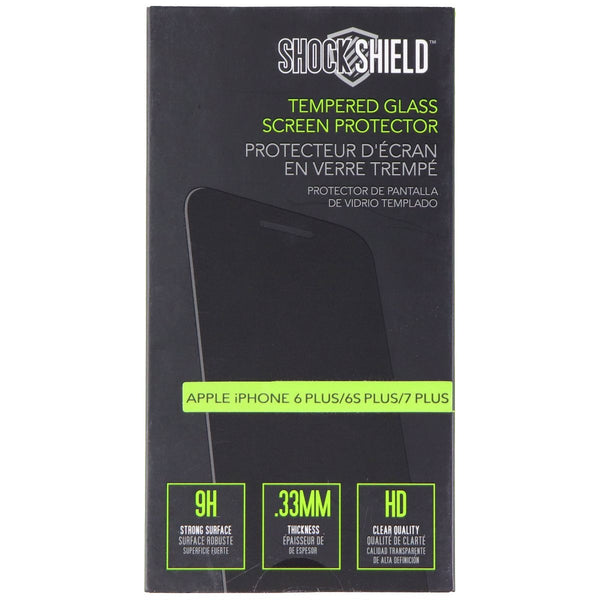 Shock Shield Tempered Glass for iPhone 8 Plus/7 Plus/6s Plus - Clear - Shock Shield - Simple Cell Shop, Free shipping from Maryland!