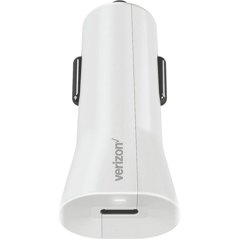 Verizon 27W USB-C (Type C) Fast Charge Car Charger - White - VPCPDWHT - Verizon - Simple Cell Shop, Free shipping from Maryland!