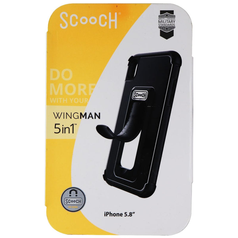 Scooch Wingman Series 5 in 1 Case Cover for Apple iPhone XS / X - Black - Scooch - Simple Cell Shop, Free shipping from Maryland!