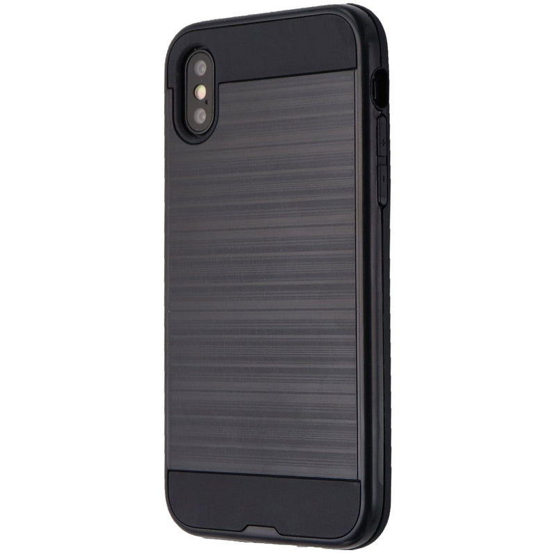 Verizon Dual Layer Shell Case for Apple iPhone XS/X - Black/Brushed - Verizon - Simple Cell Shop, Free shipping from Maryland!