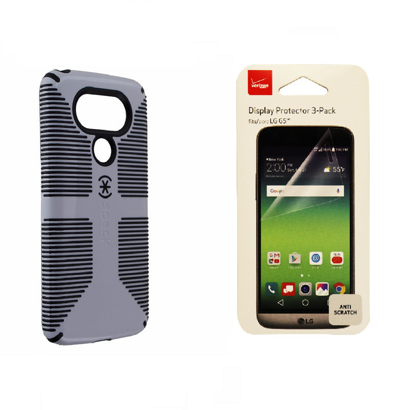 Speck CandyShell White Grip Case and Verizon Screen Protector 3-Pack for LG G5 - Speck - Simple Cell Shop, Free shipping from Maryland!