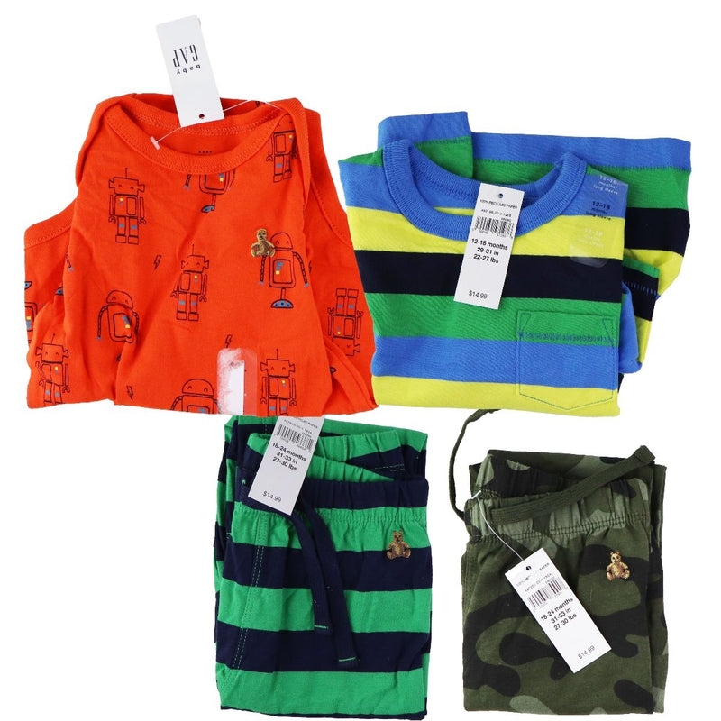 Baby Shirts One-piece & Pants Bundle (4 Shirts/3 Pants) - 12-18 & 18-24 Mo - GAP - Simple Cell Shop, Free shipping from Maryland!