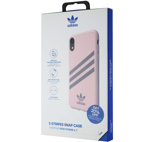 Adidas 3-Stripe Snap Case for Apple iPhone XR - Pink and Gray - Adidas - Simple Cell Shop, Free shipping from Maryland!