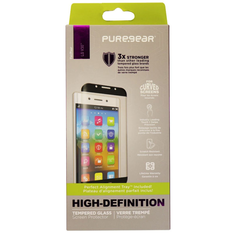 PureGear High Definition Tempered Glass Screen Protector for the LG V30 - Clear - PureGear - Simple Cell Shop, Free shipping from Maryland!