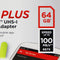 SanDisk Ultra Plus 64GB microSDXC UHS-1 Card with Adapter - 100 Mb/s - SanDisk - Simple Cell Shop, Free shipping from Maryland!