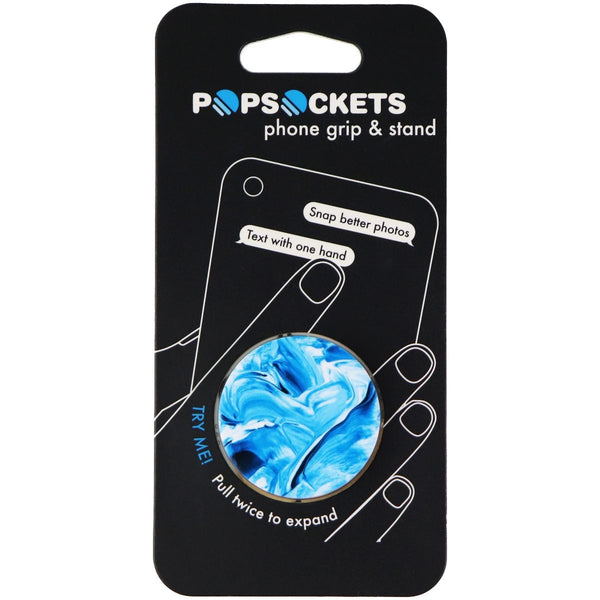 PopSockets Collapsible Grip & Stand for Phones and Tablets - Cyan Mix - PopSockets - Simple Cell Shop, Free shipping from Maryland!