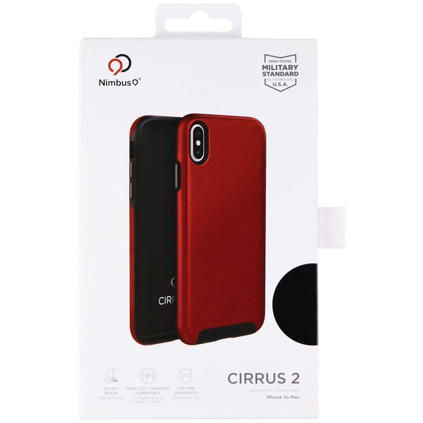 Nimbus9 Cirrus 2 Phone Case for Apple iPhone XS Max - Crimson Red/Black - Nimbus9 - Simple Cell Shop, Free shipping from Maryland!