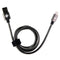 Qmadix Full Metal Jacket 3.3-Ft USB Cable for iPhones - Black - Qmadix - Simple Cell Shop, Free shipping from Maryland!