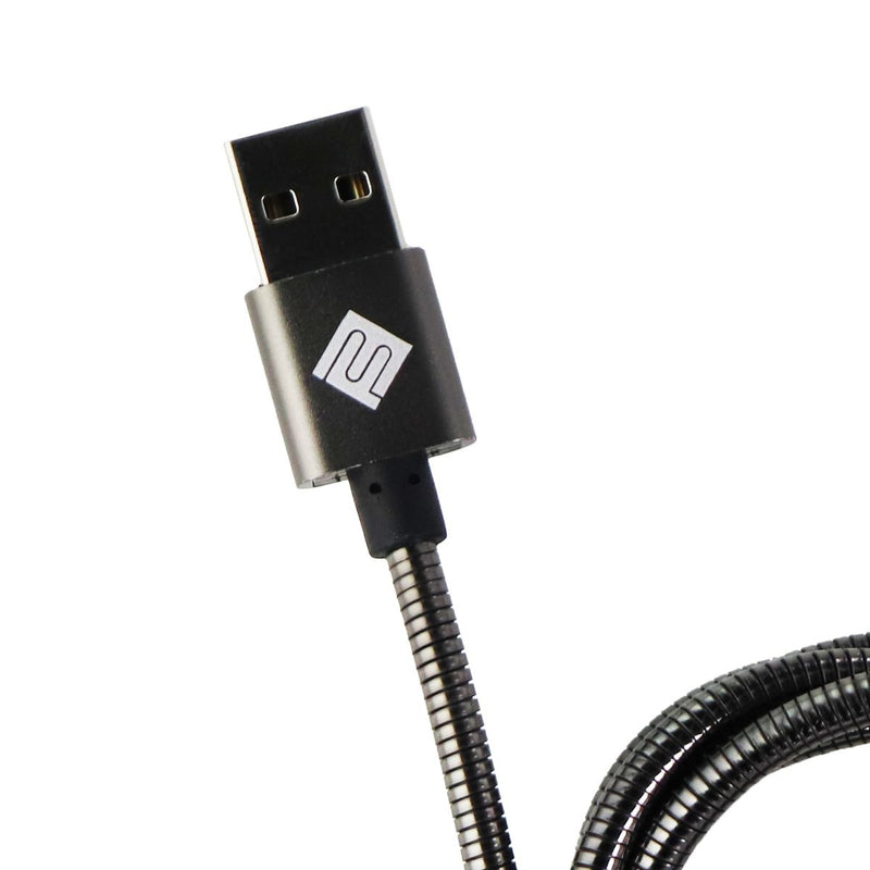 Qmadix Full Metal Jacket 3.3-Ft USB Cable for iPhones - Black - Qmadix - Simple Cell Shop, Free shipping from Maryland!