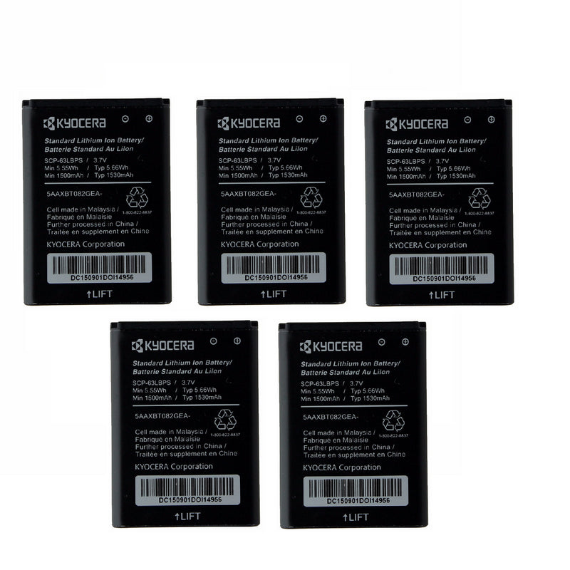KIT 5x Kyocera Standard Replacement Battery DuraXV E4520 DuraXA E4510 SCP-63LBPS - Kyocera - Simple Cell Shop, Free shipping from Maryland!