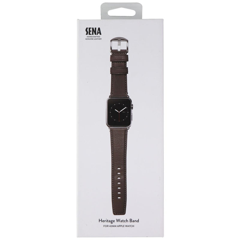 Sena Heritage Leather Band for Apple Watch 42 & 44mm All Series - Gray - Sena - Simple Cell Shop, Free shipping from Maryland!