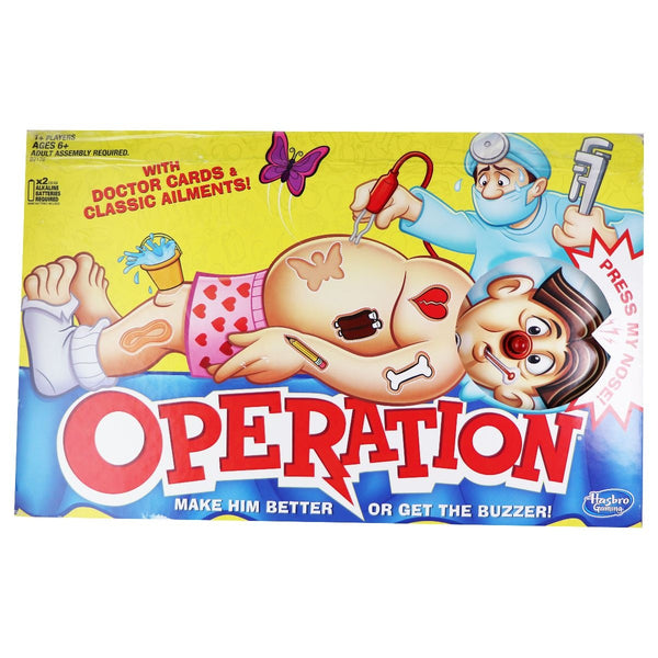 Classic Operation Board Game (Full Size, B21760790) - Hasbro - Simple Cell Shop, Free shipping from Maryland!