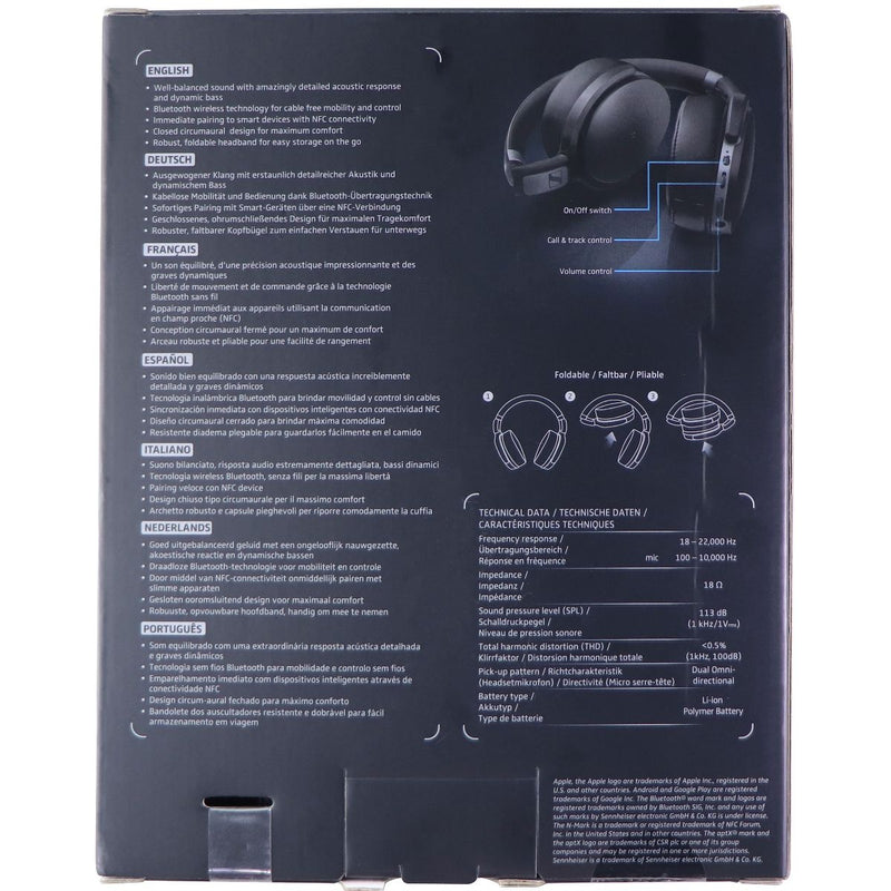 Sennheiser HD 4.40 Around Ear Bluetooth Wireless Headphones - Black - Sennheiser - Simple Cell Shop, Free shipping from Maryland!