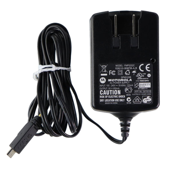 Motorola AC Power Supply 5V 850mA Travel Micro-USB Adapter - Black (FMP5202C) - Motorola - Simple Cell Shop, Free shipping from Maryland!