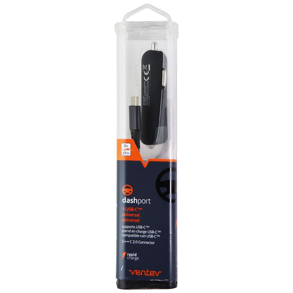 Ventev Dashport (27W/3A) USB-C Car Charging Adapter + USB-C Cable - Gray - Ventev - Simple Cell Shop, Free shipping from Maryland!