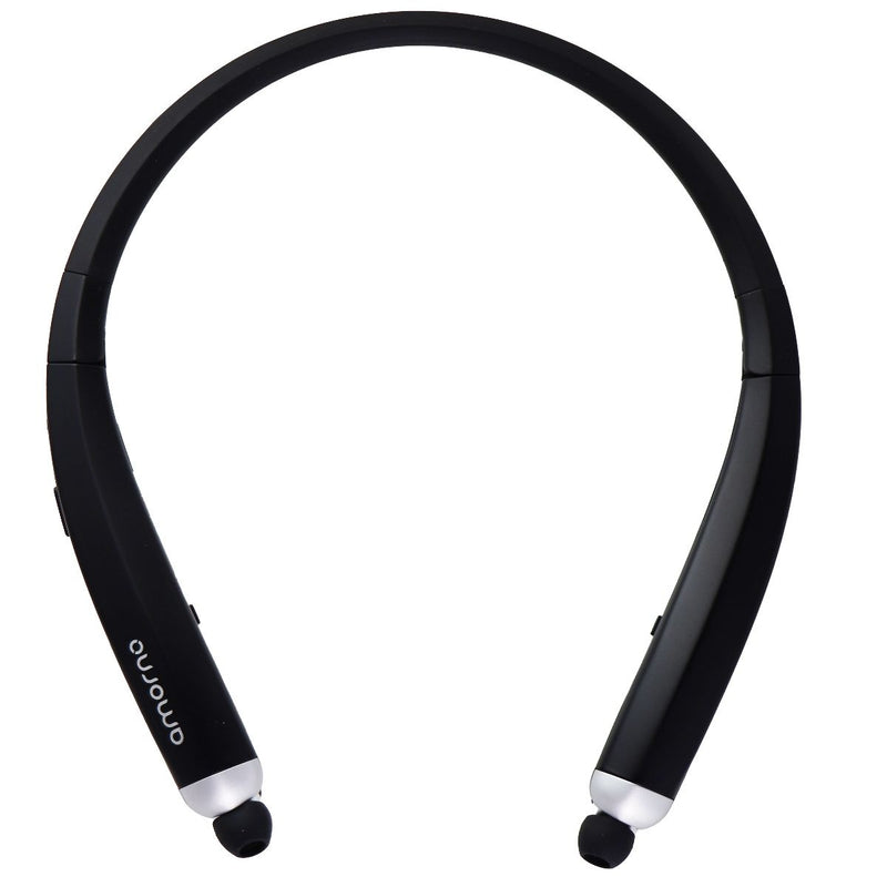 Amorno Foldable Neckband Stereo Wireless Headset & Retractable Earbuds - Black - Amorno - Simple Cell Shop, Free shipping from Maryland!