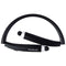 Amorno Foldable Neckband Stereo Wireless Headset & Retractable Earbuds - Black - Amorno - Simple Cell Shop, Free shipping from Maryland!